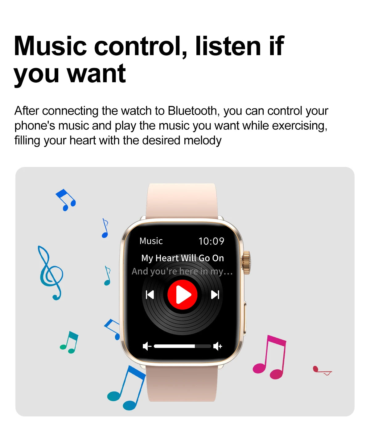 AI Smart Health Watch - HRV+PPG Blood Pressure & Heart Rate Monitor with IP68 Waterproof & NFC