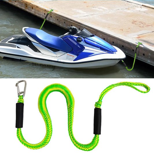 Marine Bungee Dock Lines - Universal Mooring Rope for Boats, Kayaks, Jet Skis, Pontoons & Watercraft