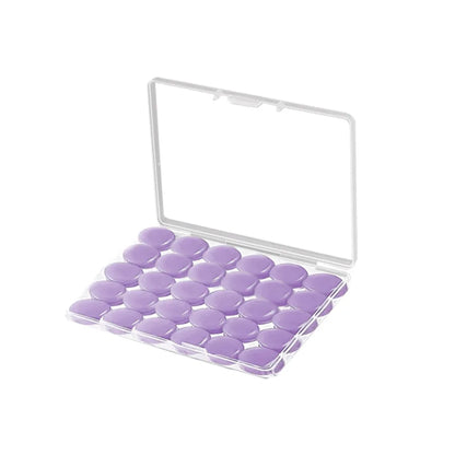Flexible Silicone Earplugs Set - 30 Pack Reusable Noise Reduction Ear Plugs for Sleep, Swimming, Study & Travel