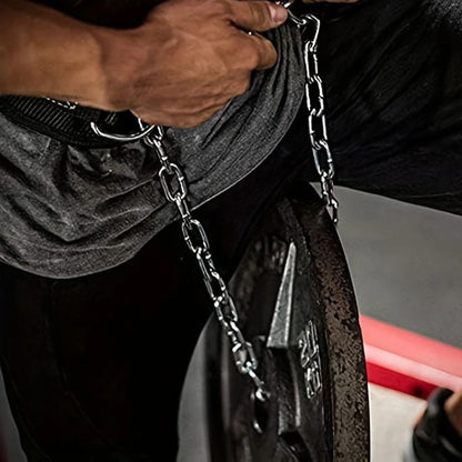 Professional Weighted Dip Belt - Neoprene Training Belt with Heavy-Duty Chain for Pull-ups & Strength Training