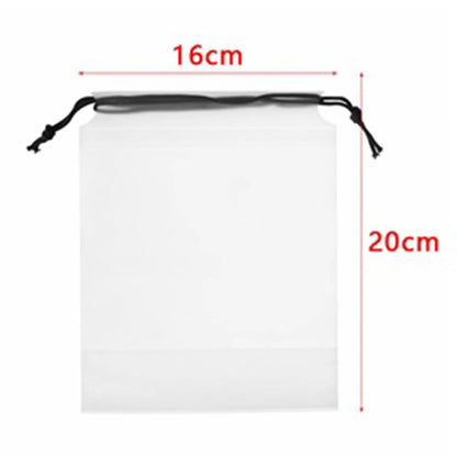 Waterproof Nylon Drawstring Storage Bag - Multi-Purpose Travel & Sports Organizer Pouch