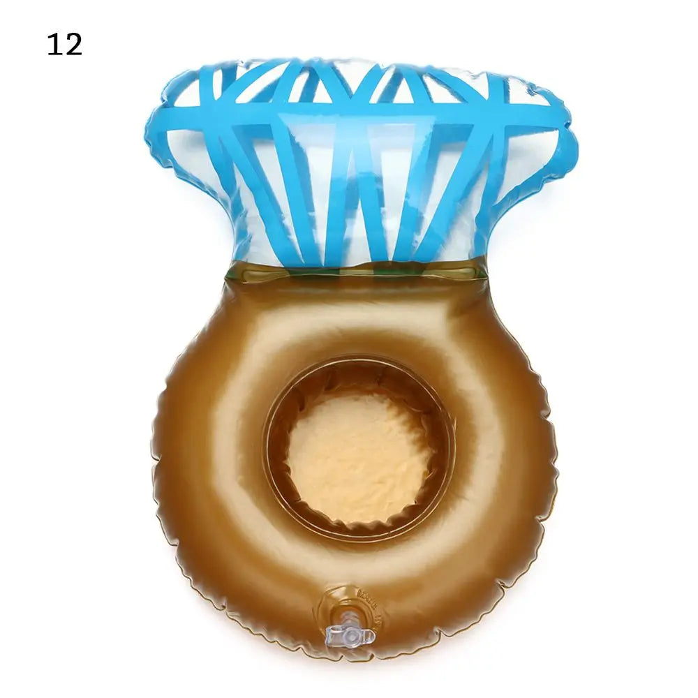 Inflatable Pool Cup Holder Float - Fun Drink Holder for Swimming Pool & Water Sports