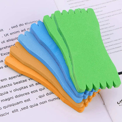 Fishing Line Winding Spools - 10 Pack Foam Rig Holders & Line Accessories (Random Colors)