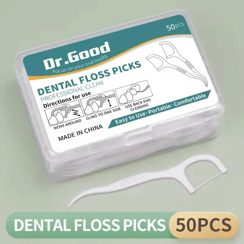 Dental Floss Picks - Oral Care Tools (50/150/300/600/1000 PCS Options)