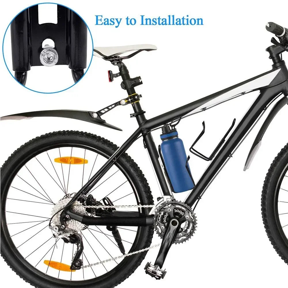 Aluminum Alloy Bicycle Bottle Holder - Lightweight Foldable Cage Mount for Mountain, Road & Folding Bikes - Universal Fit