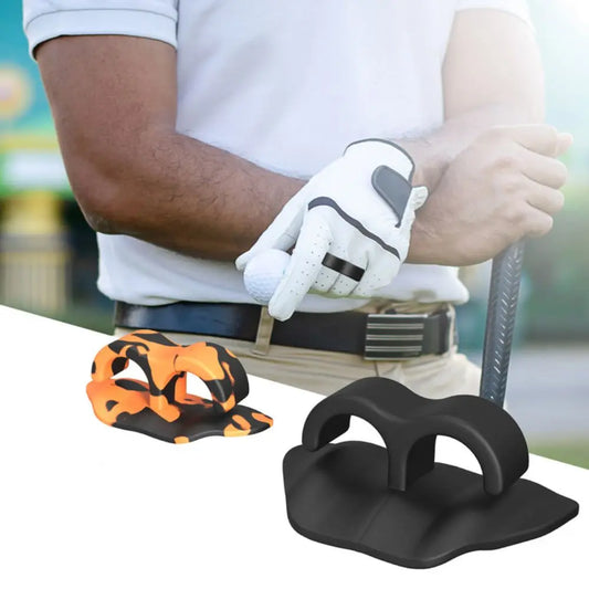 Golf Grip Trainer - 2 Pack T-Shape Non-Slip Swing Pad for Ball Control & Posture Correction