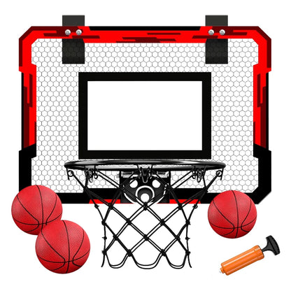 Wall-Mounted Ring Basketball Hoop – Indoor Training Mini Basketball Toy Set for Kids, Ideal for Home and Outdoor Play
