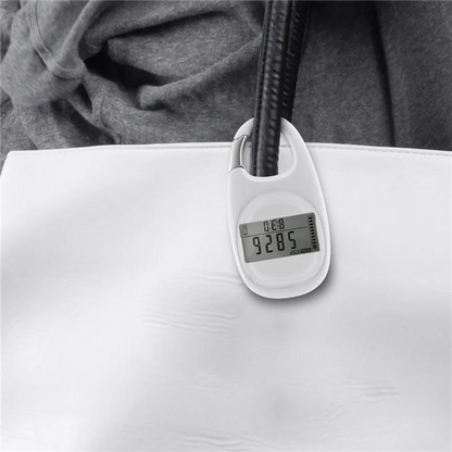 Portable Mini Fitness Pedometer - 3D Induction Step Counter with Accurate Walking Tracking
