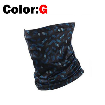 Multi-Sport Windproof Face Mask & Neck Gaiter - Lycra Camouflage Scarf for Fishing, Cycling & Outdoor Activities