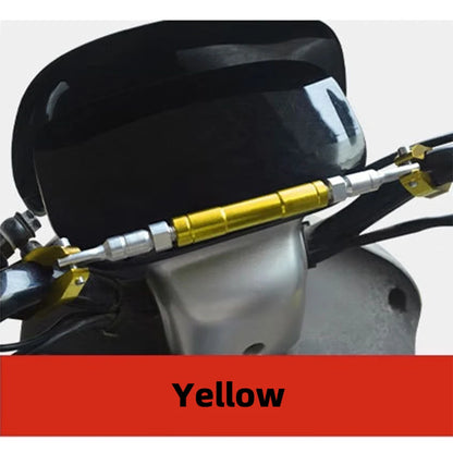 22mm Motorcycle Handlebar Crossbar - Adjustable Reinforcement Balance Bracket with Handle Grips | Steering Stabilizer Expansion Rod Replacement