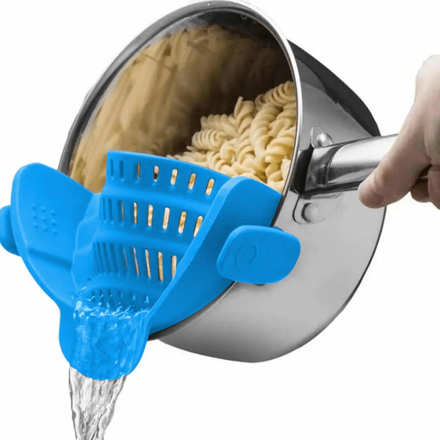 Adjustable Clip-On Pot Strainer for Pots, Pans & Bowls - Kitchen Strainer (1pc)