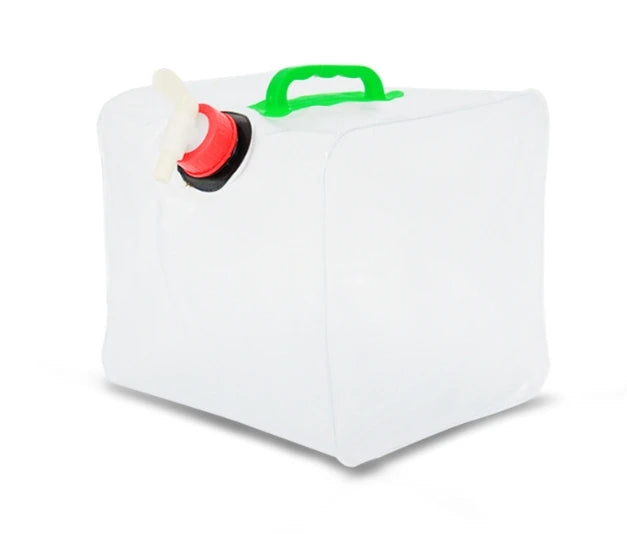 Large Capacity Portable Folding Water Container - Outdoor Camping Kettle & Plastic Bucket Equipment