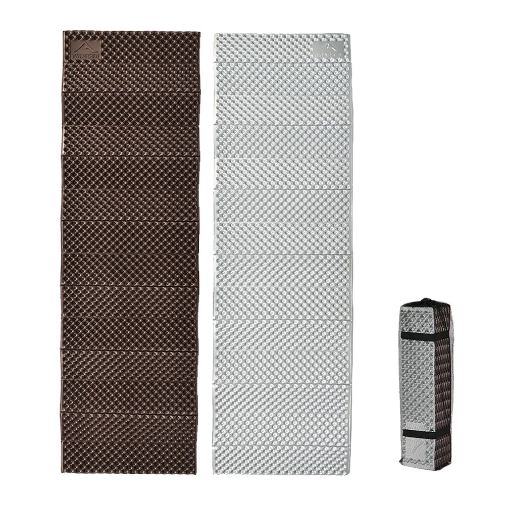 Ultralight Folding Camping Pad - Portable Foam Sleeping Mat with Storage Bag for Hiking & Backpacking