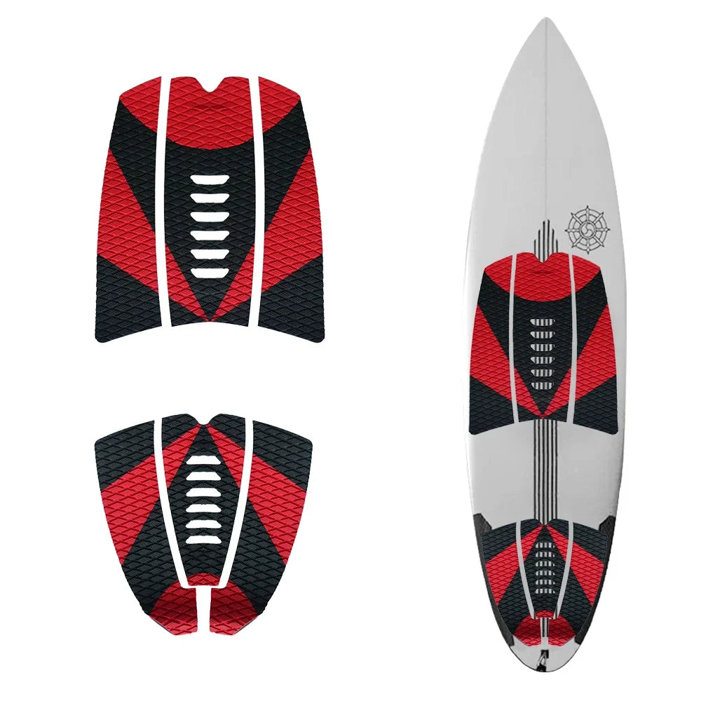 Premium EVA Surfboard Traction Pads - 6 Piece Set