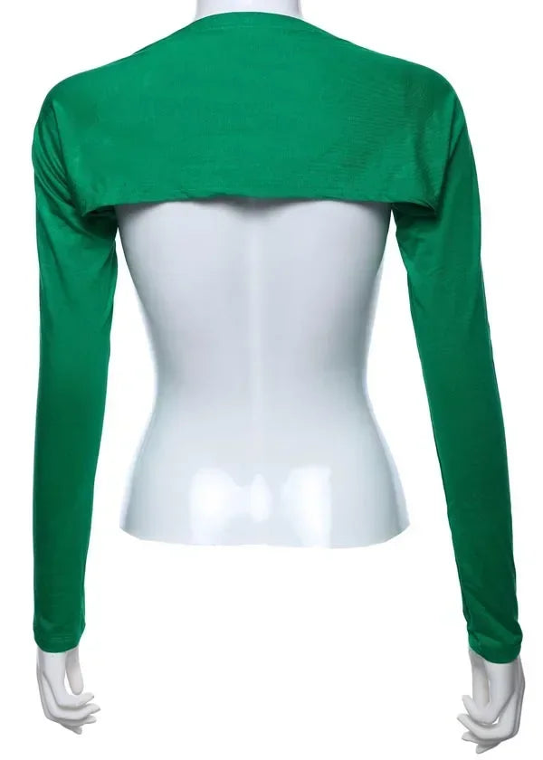 Muslim Arm Sleeves for Women - One Piece Shrug Bolero Cover - Ramadan Prayer Wear - 20 Colors Available
