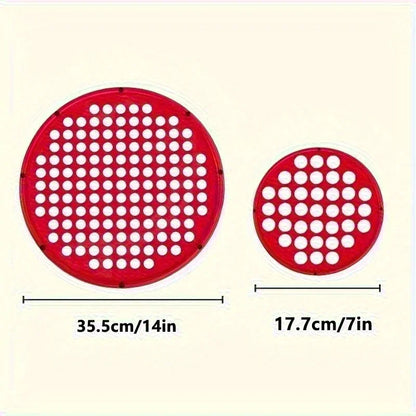 Silicone Hand Exerciser - Elastic Resistance Net 35.5cm - 3 Colors - Home Training Equipment (Battery-Free)