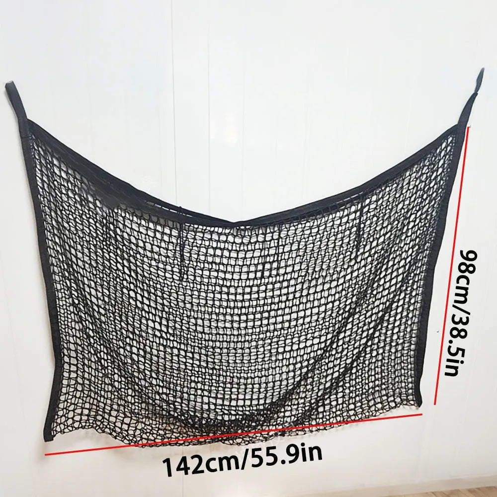 Large Capacity Slow Feed Hay Net - Hanging Feeder Bag for Horses, Goats & Sheep