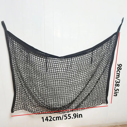 Large Capacity Slow Feed Hay Net - Hanging Feeder Bag for Horses, Goats & Sheep