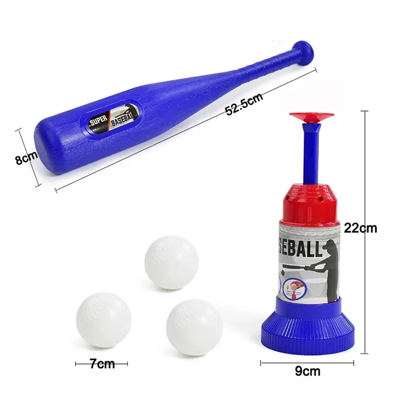 Automatic Baseball Pitching Machine - Adjustable Outdoor Training Set for Kids