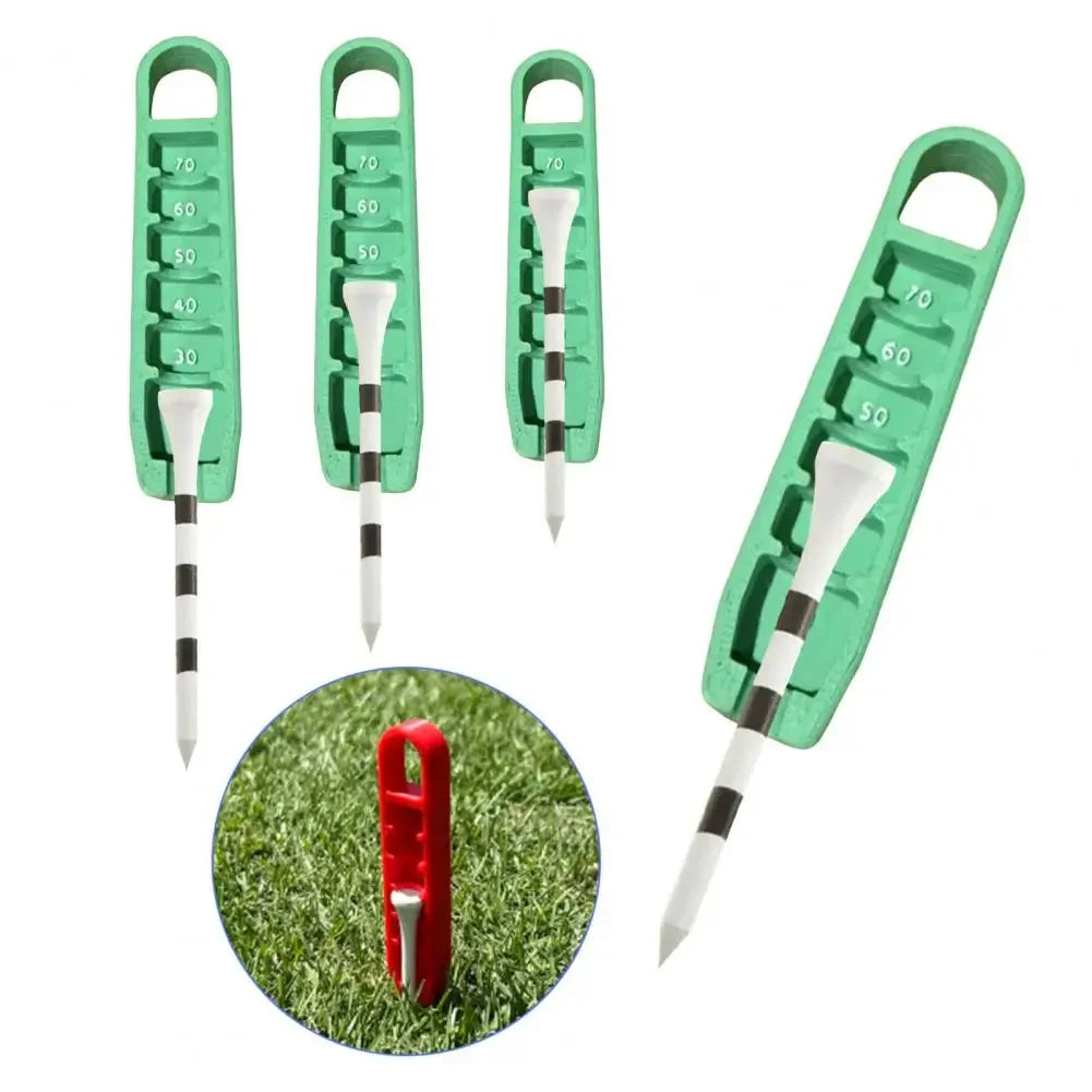 Adjustable Golf Tee Height Regulator - Portable Tee Stand with 20-70mm Precision Positioning - Essential Golf Training Tool