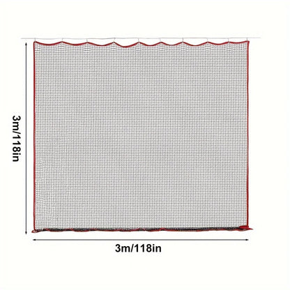 10x10 Ft Heavy Duty Golf Practice Net - High Impact Barrier Netting for Training