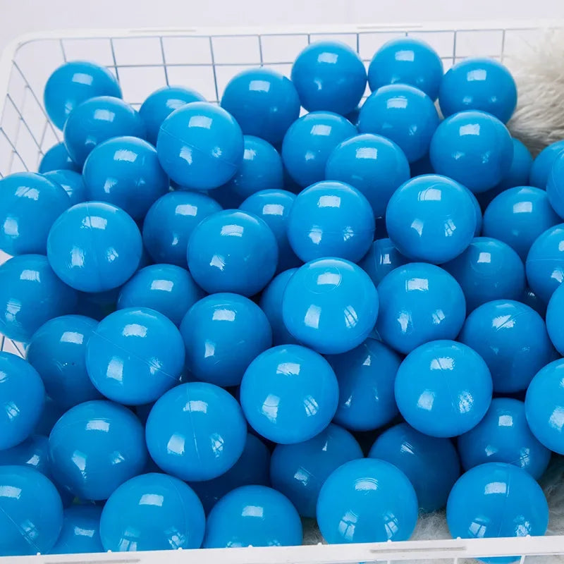 Colorful Ocean Ball Pit Balls - Eco-Friendly Non-Toxic Plastic Play Balls 5.5cm (50pcs Love & Star Shapes)