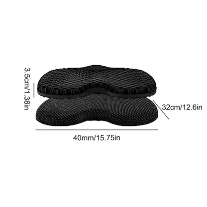 Anti-Slip Gel Kayak Seat Cushion - Waterproof Non-Slip Seat Pad for Sit-In Kayaks, Inflatable Kayaks, Canoes, and Boats