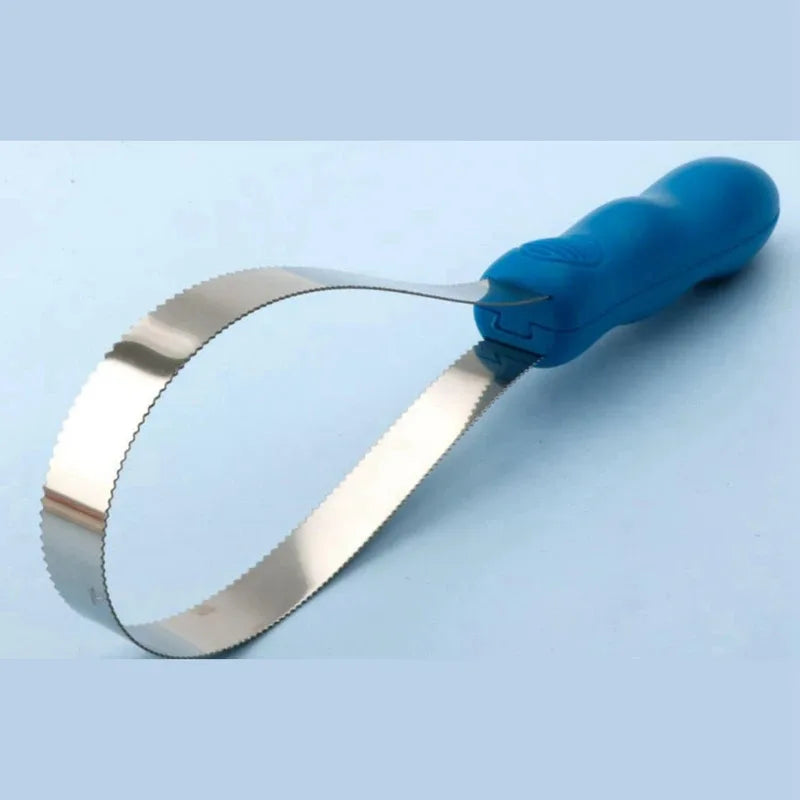 Non-Slip Equestrian Sweat Scraper - Multi-Purpose Grooming Comb for Horses, Cattle & Dogs