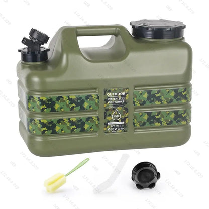 Portable Water Container with Electric Pump - 11L/12L Camping Water Dispenser for Outdoor Use