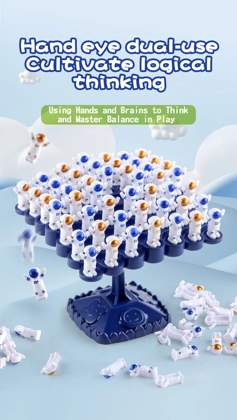 Frog Balance Tree Montessori Math Game - Parent-Child Interactive Tabletop Balancing Toy Gift for Children
