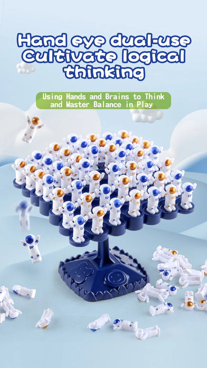 Frog Balance Tree Montessori Math Game - Parent-Child Interactive Tabletop Balancing Toy Gift for Children