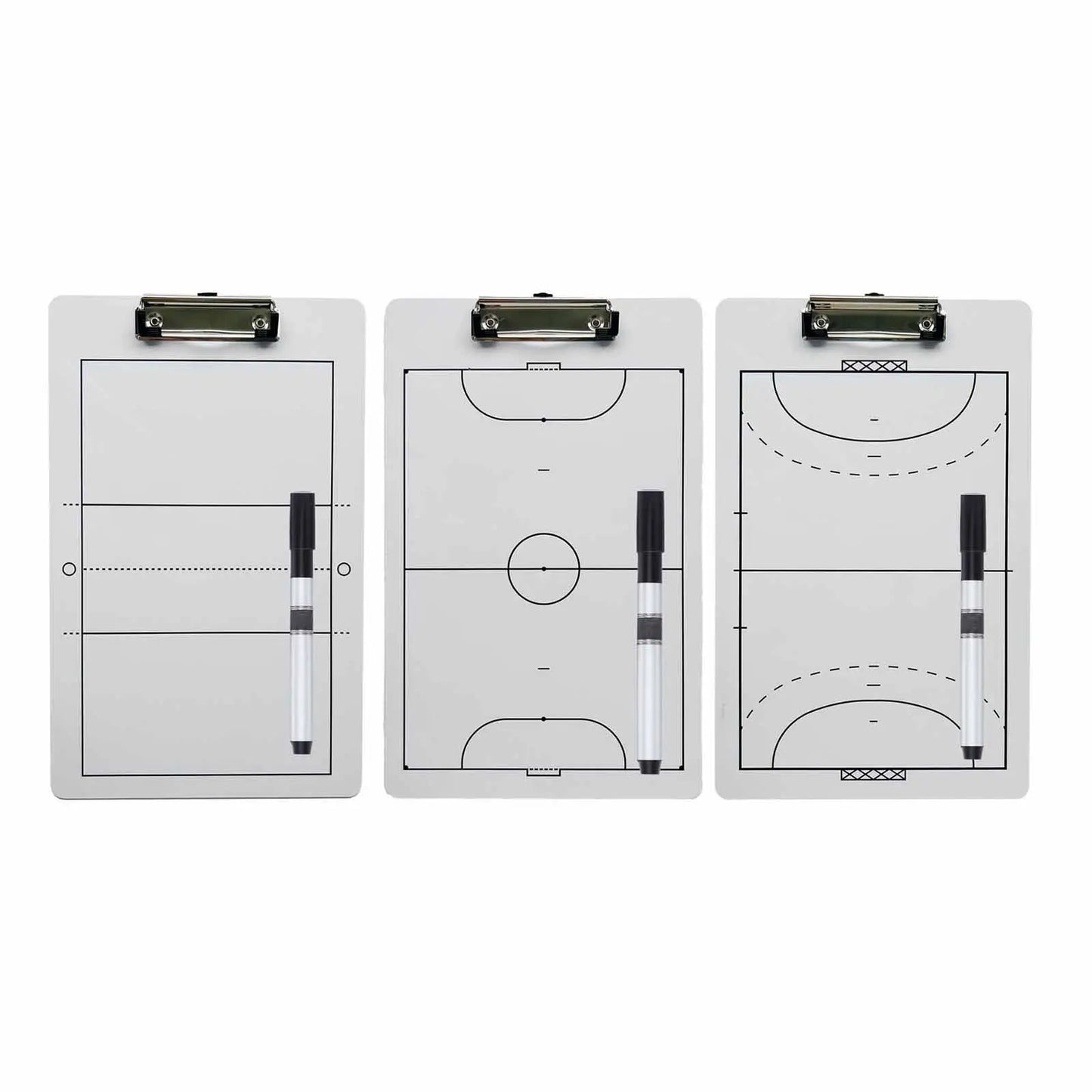 Volleyball Tactic Coaching Board - 35cm x 22cm Portable Strategy Clipboard for Volleyball, Handball & Futsal
