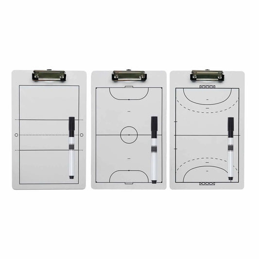 Volleyball Tactic Coaching Board - 35cm x 22cm Portable Strategy Clipboard for Volleyball, Handball & Futsal