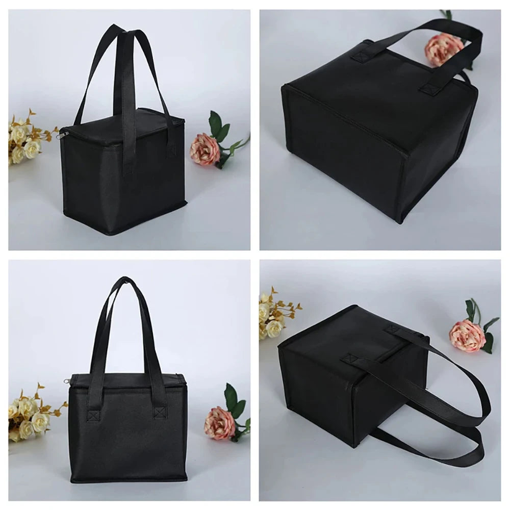 Insulated Cooler Bag - Portable Thermal Food & Drink Carrier for Picnics, Lunch & Beer Delivery