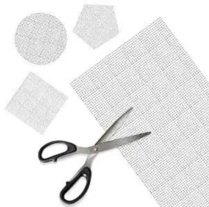 304 Stainless Steel Mesh Screen - 30 Mesh Woven Metal with 0.07mm Holes for Ventilation, Windows & Filters