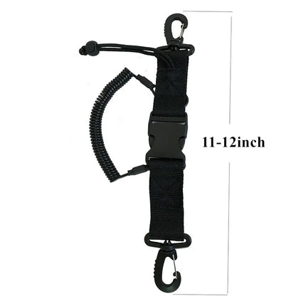 Underwater Sports Camera Lanyard - Quick Release Buckle with Secure Clips for Scuba Diving, Kayaking, Swimming & Water Sports Accessories