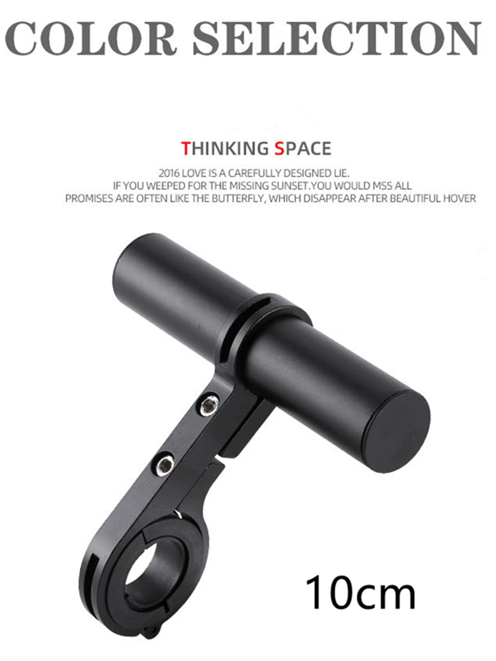 MTB Handlebar Extender Mount - 10/20/30cm Extended Bracket for Bike Headlight & Accessories