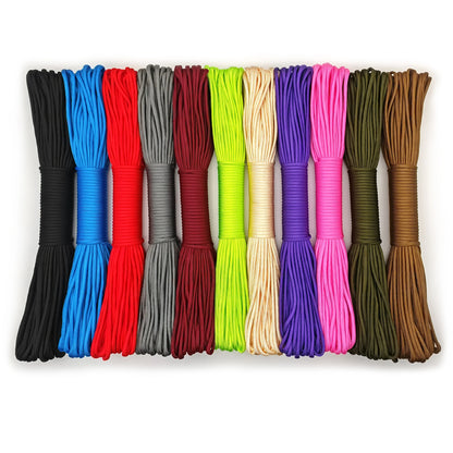 7-Strand Paracord 4mm - Survival Rope for Camping, Hiking, and Outdoor Use (5m/10m/31m Options)