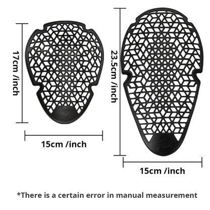 CE Certified Motorcycle Armor - Lightweight Ergonomic Impact Protection for Riding Jackets