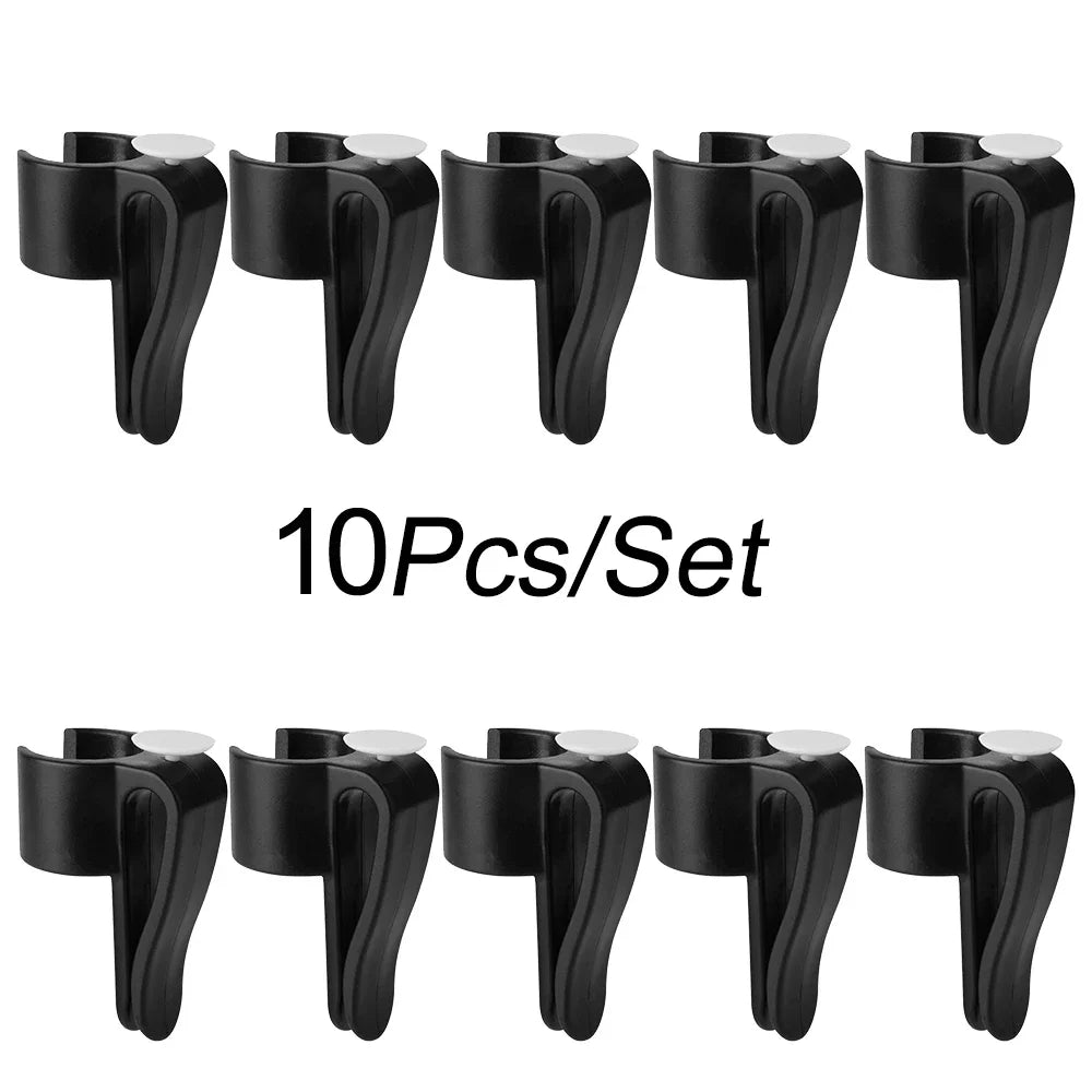 Golf Putter Holder Clips - 10PCS Fixed Golf Club Buckle Organizer for Bag Storage & Swing Training Accessories