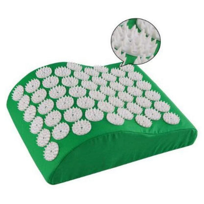 Rectangle Acupressure Back Pillow - Large Touchpoints for Lower Back Pain Relief, Washable Stress Relief Cushion