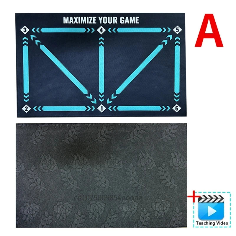 90cm Football Training Mat - Durable Non-Slip Foldable Soccer Dribble Training Equipment for Kids & Adults