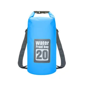 Waterproof Dry Bag Set - 5L/10L/15L/20L/30L PVC Storage Sacks for Kayaking, Canoeing, Rafting & Swimming Adventures