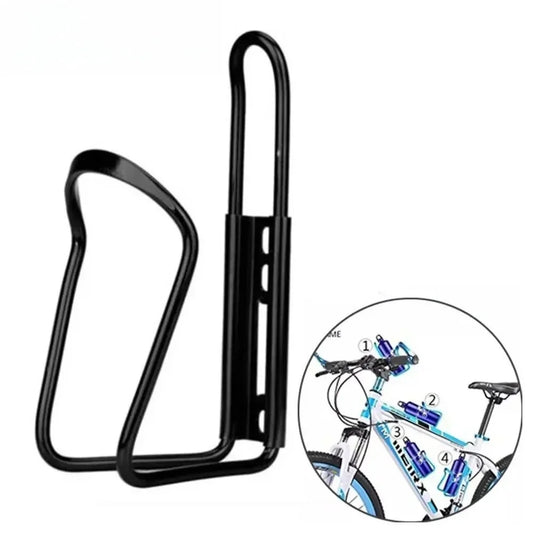 Aluminum Alloy Bicycle Bottle Holder - Lightweight Foldable Cage Mount for Mountain, Road & Folding Bikes - Universal Fit