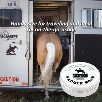 Premium Leather Saddle Cream - Deep Conditioning, Waterproofing & Shine Enhancer for Horse Tack & Gear