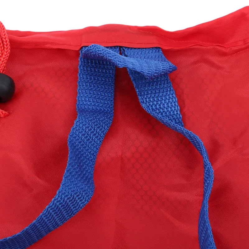 Foldable Mesh Beach Bag - Portable Waterproof Swimming Toy Storage Basket for Children