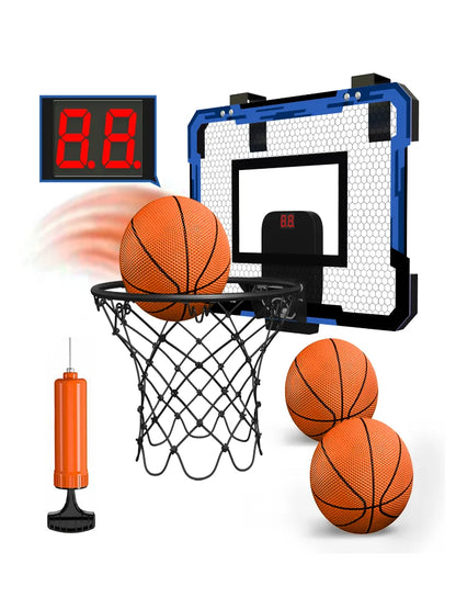Wall-Mounted Ring Basketball Hoop – Indoor Training Mini Basketball Toy Set for Kids, Ideal for Home and Outdoor Play