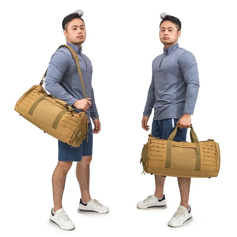40L Tactical Duffel Bag - Multi-Sport Gym and Travel Bag with MOLLE System