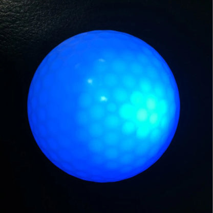 LED Golf Balls - 5 Pack Glow in the Dark Night Training Balls (Blue, Orange, Red, White, Green, Pink)