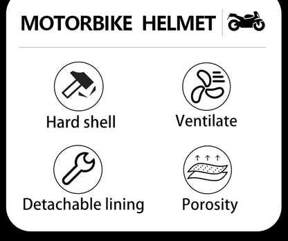 DOT Approved Motocross Helmet - Off-Road Racing Helmet for Men & Women (Downhill, Enduro, Cross)